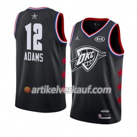 NBA Oklahoma City Thunder Trikot Steven Adams 12 2019 All-Star Jordan Brand Schwarz Swingman - Herren